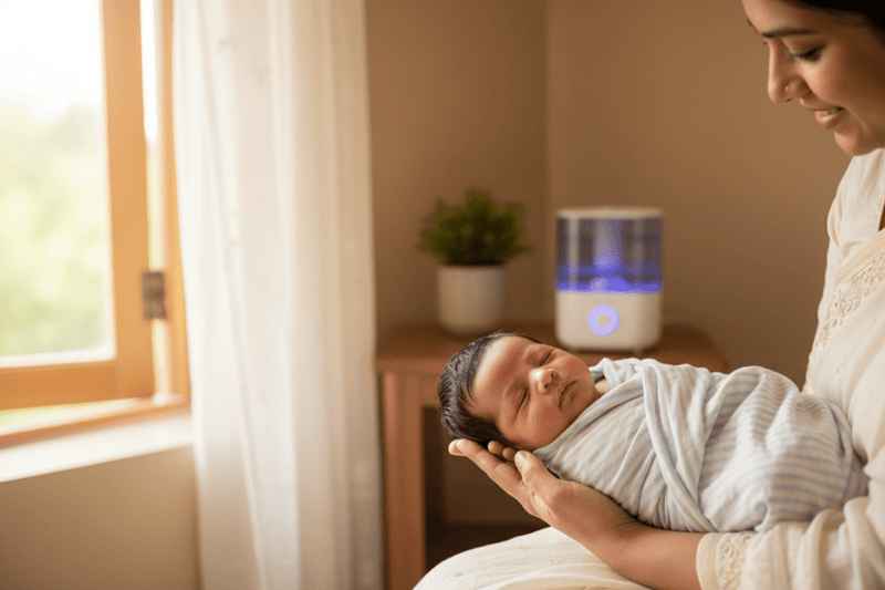 9 Essential Newborn Care Tips in India (2026) to Recognize & Prevent Respiratory Infection - The Mom Store