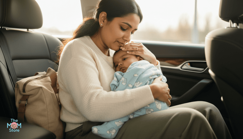 Baby Vomiting During Summer Travel? Causes, Signs of Stomach Infection & What Moms Can Do - The Mom Store