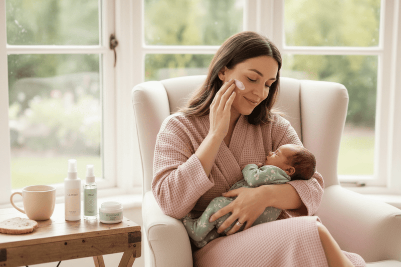 Easy Postpartum Skincare for New Moms Who Have No Time for Themselves This Mother’s Day - The Mom Store