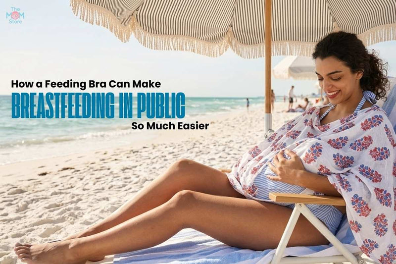 How a Feeding Bra Can Make Breastfeeding in Public So Much Easier - The Mom Store