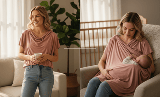 The Mom Store Mauve Spots Nursing Cover Top Review: Why This 2-in-1 Feeding Cover & Stylish Top Is a Must-Have for New Moms
