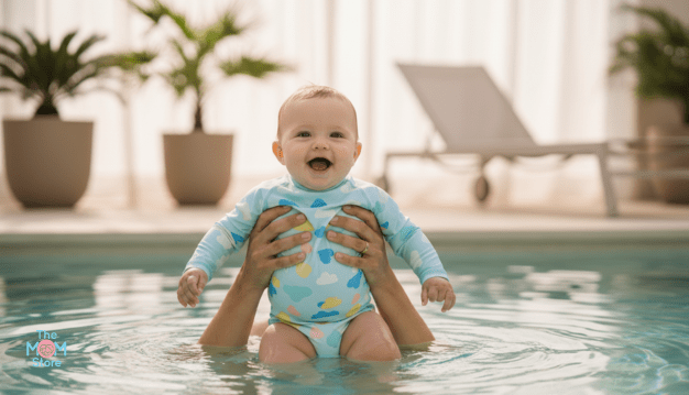 When Can Babies Start Swimming and What Swimwear Is Safe for Them? - The Mom Store