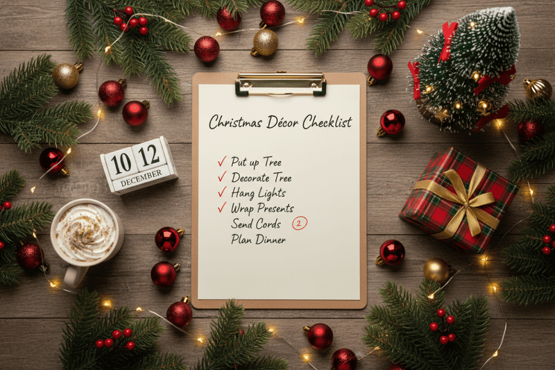 Your Christmas Décor Checklist 2025: What to Buy & When (And What to Skip) - The Mom Store