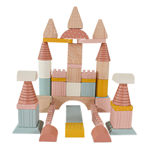 Playbox Wooden Building Blocks Toys Set