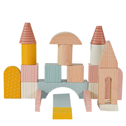 Playbox Wooden Building Blocks Toys Set