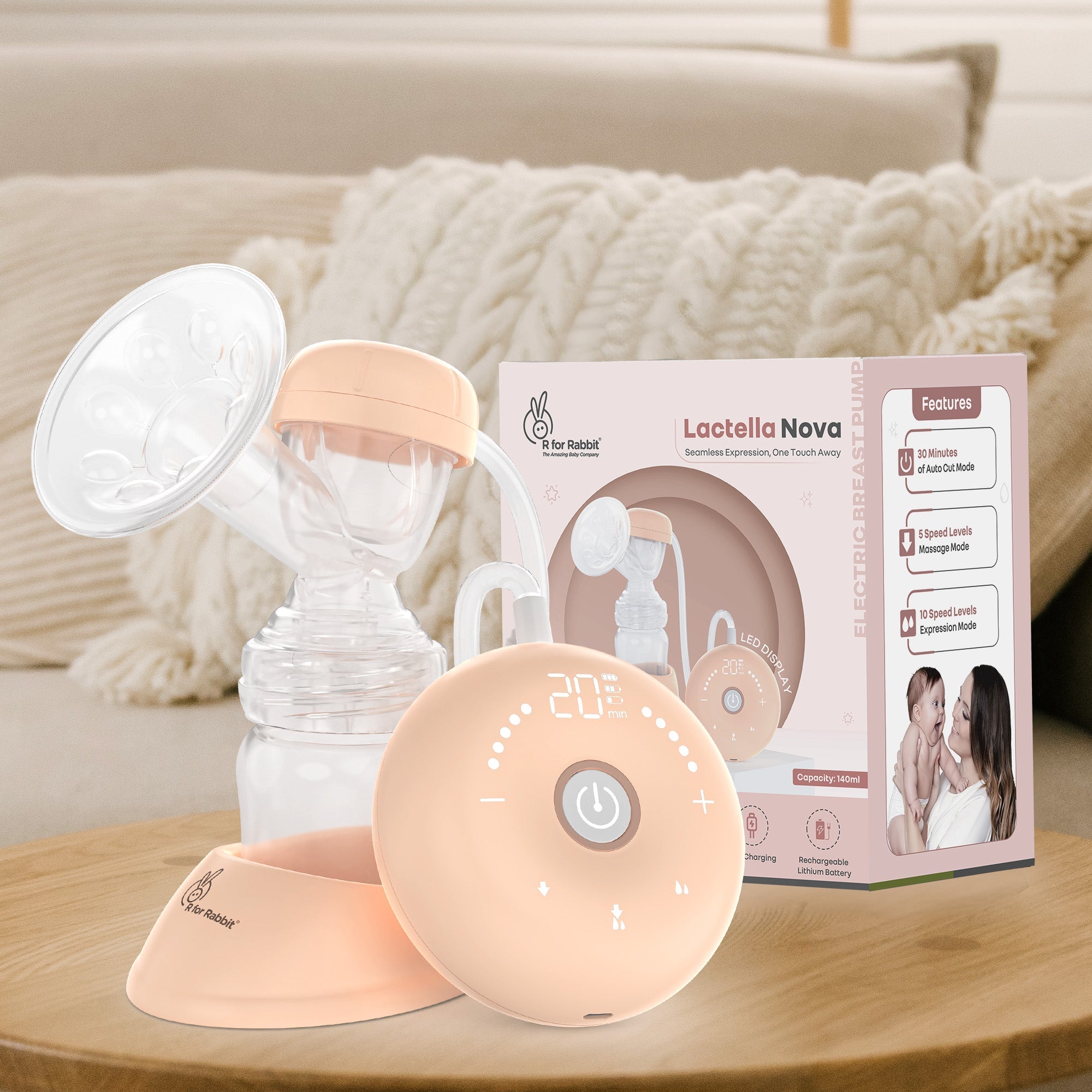 R for Rabbit Lactella Nova Breast Pump for Moms