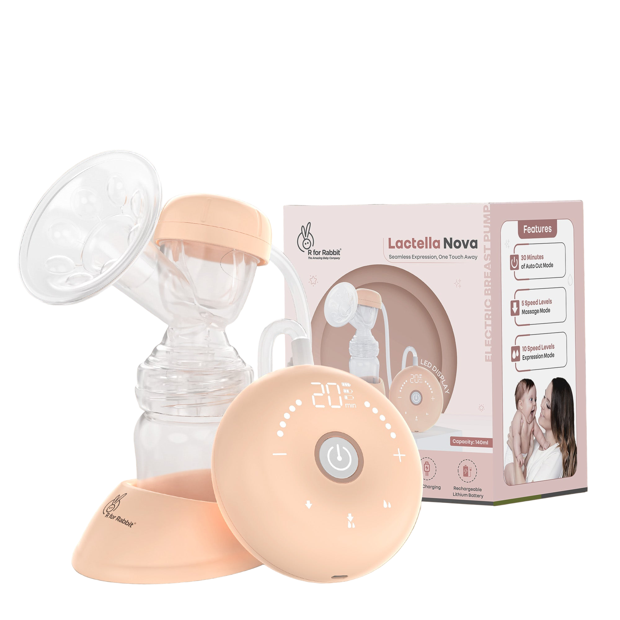 R for Rabbit Lactella Nova Breast Pump for Moms