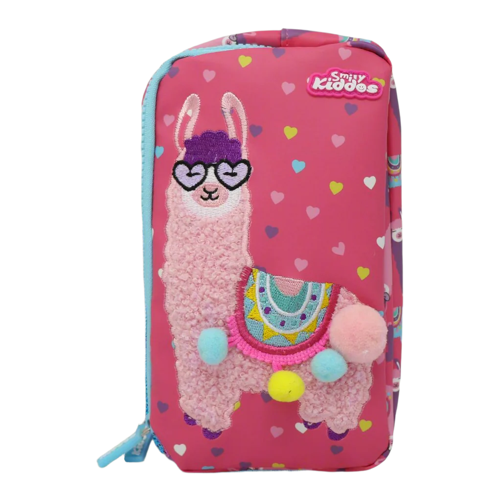 Smily Llama Pencil Case
