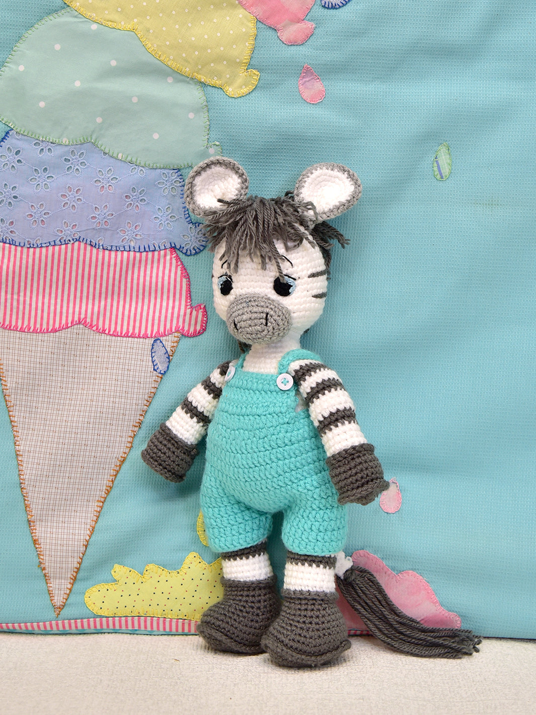 Happy Threads | Albert Zebra | Super Cute  | Soft Toy | Best for all ages | Gifting