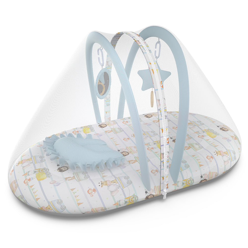 Fancy Fluff Organic Mosquito Net Set- Joy Ride