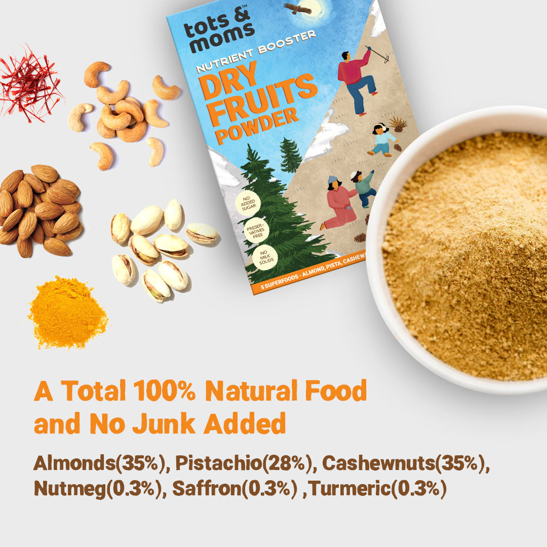 Tots & Moms Dry Fruits Powder - Pack of 2