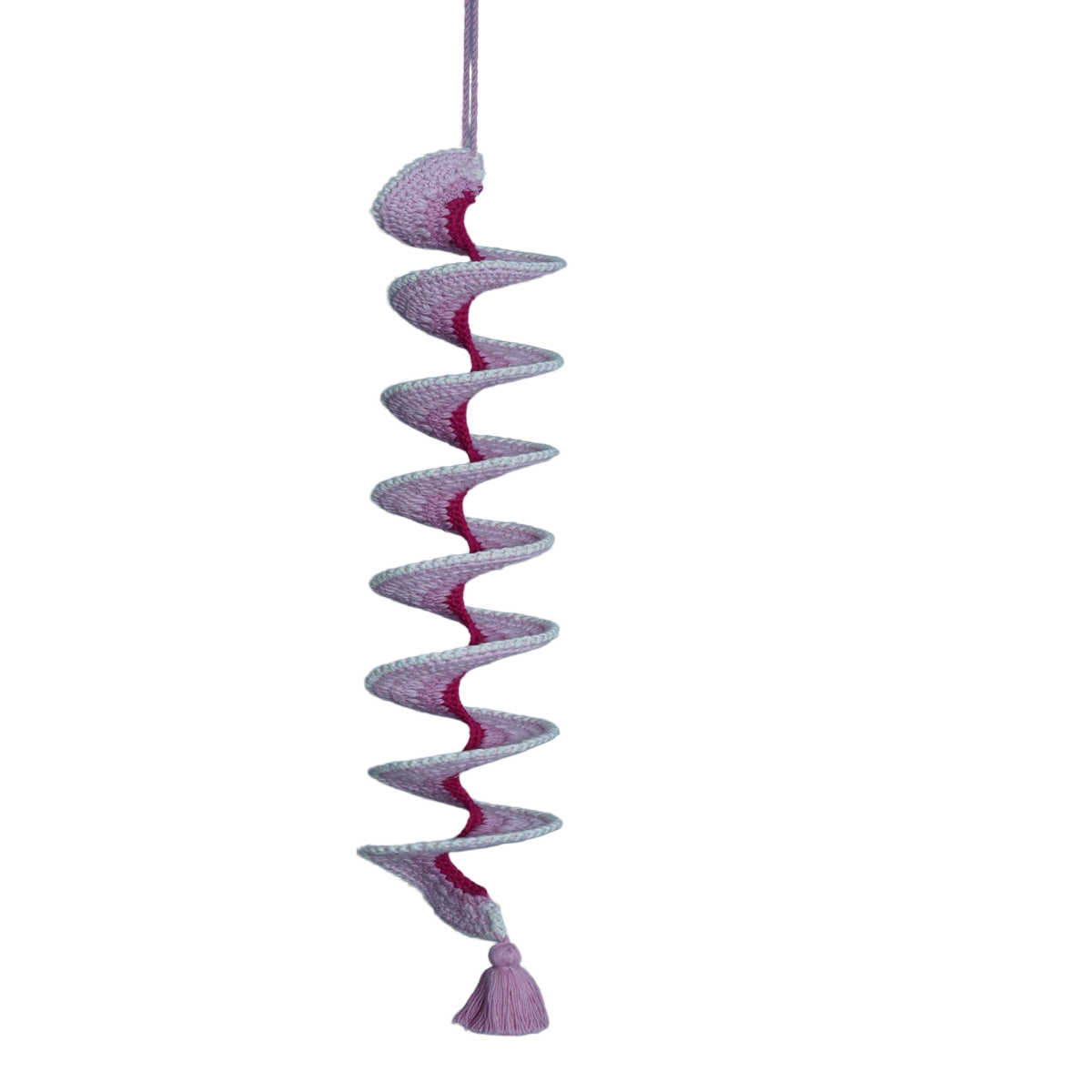 Himalayan Blooms Crochet Spinner Dangler