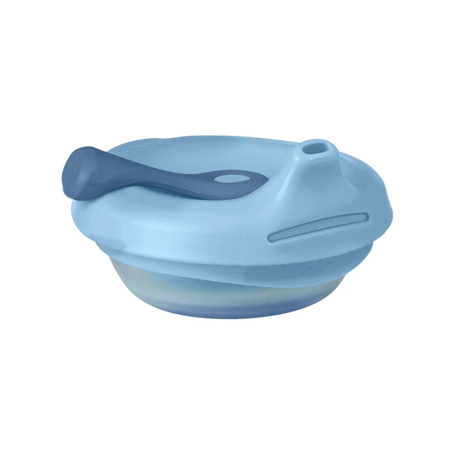 b.box Fill + Feed Silicone Feeding Pouch Lullaby Blue