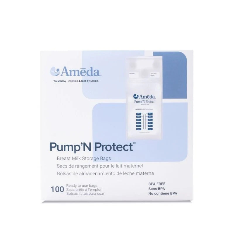 Ameda Pump'N Protect Breastmilk Storage Bag (Adapter not included)