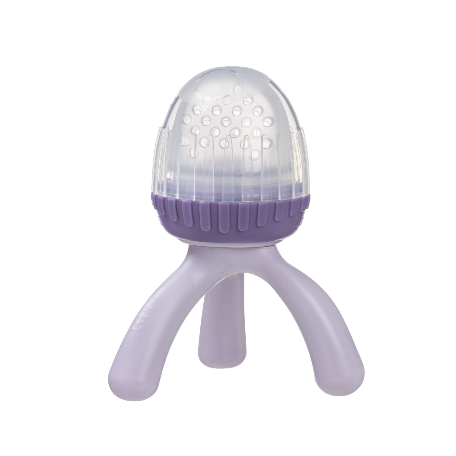 b.box Silicone Fresh Food Feeder Peony Purple