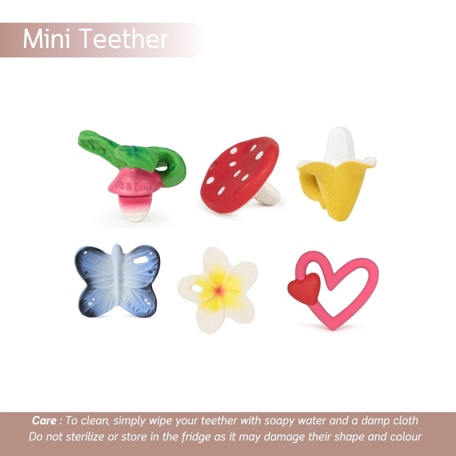 Oli & Carol Hawaii The Flower Chewy Teether