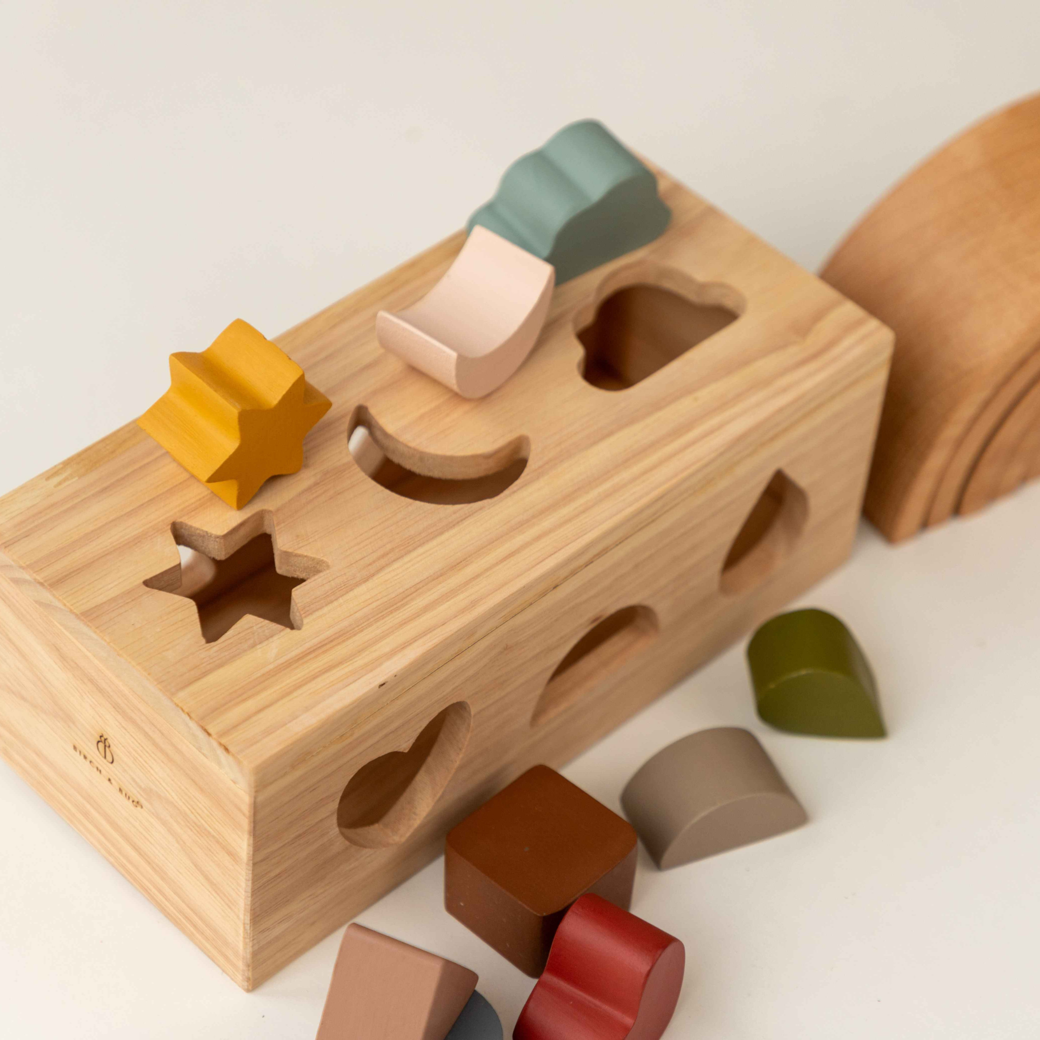 Birch & Bug Shape Puzzle Box