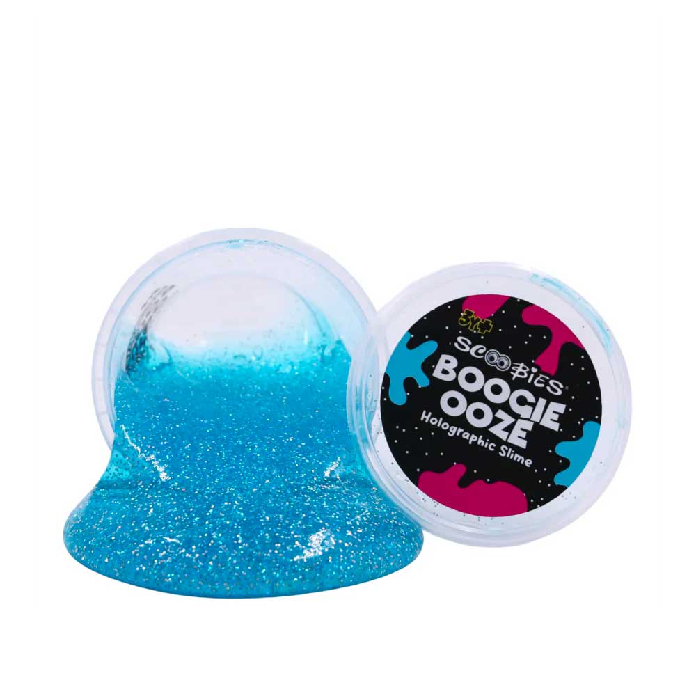 Scoobies Boogie Ooze – Holographic Slime Trio Set (Pink, Blue & Pure Holographic)