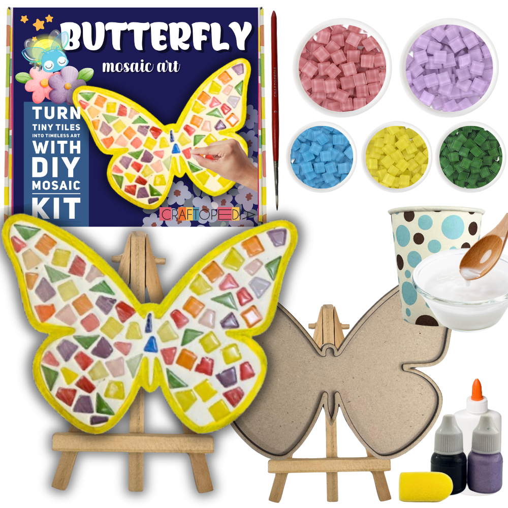 Craftopedia DIY Mosaic Art Kit - Butterfly