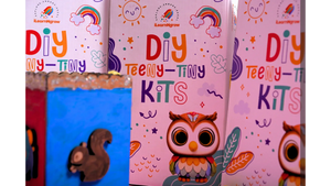 Teeny Tiny DIY Pen Stand Craft Kit – Desk Organizer Craft Set for Kids | ilearnngrow - ilearnngrow Learning Solutions Pvt Ltd