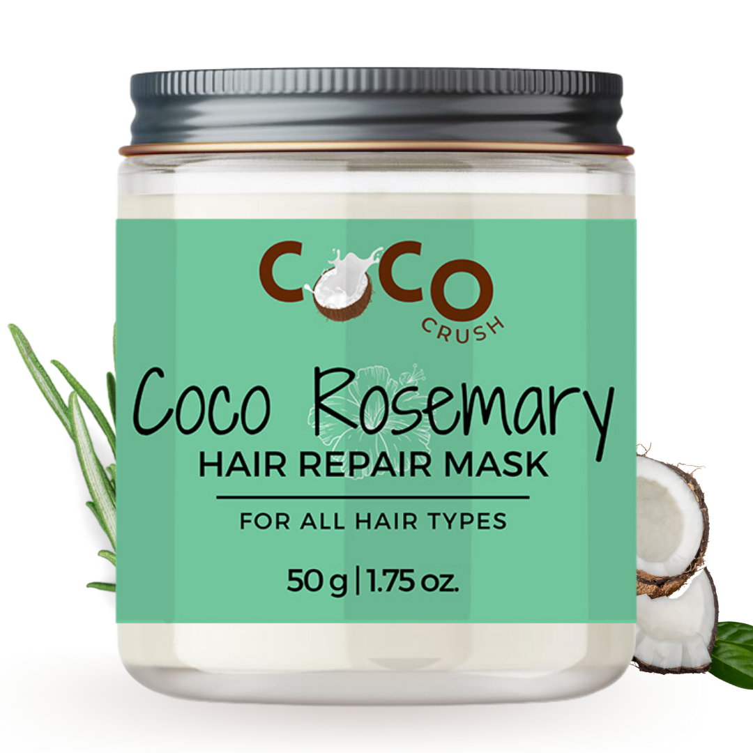 COCO CRUSH Rosemary Coconut Hair Repair Mask for Damaged Hair- 50GMS