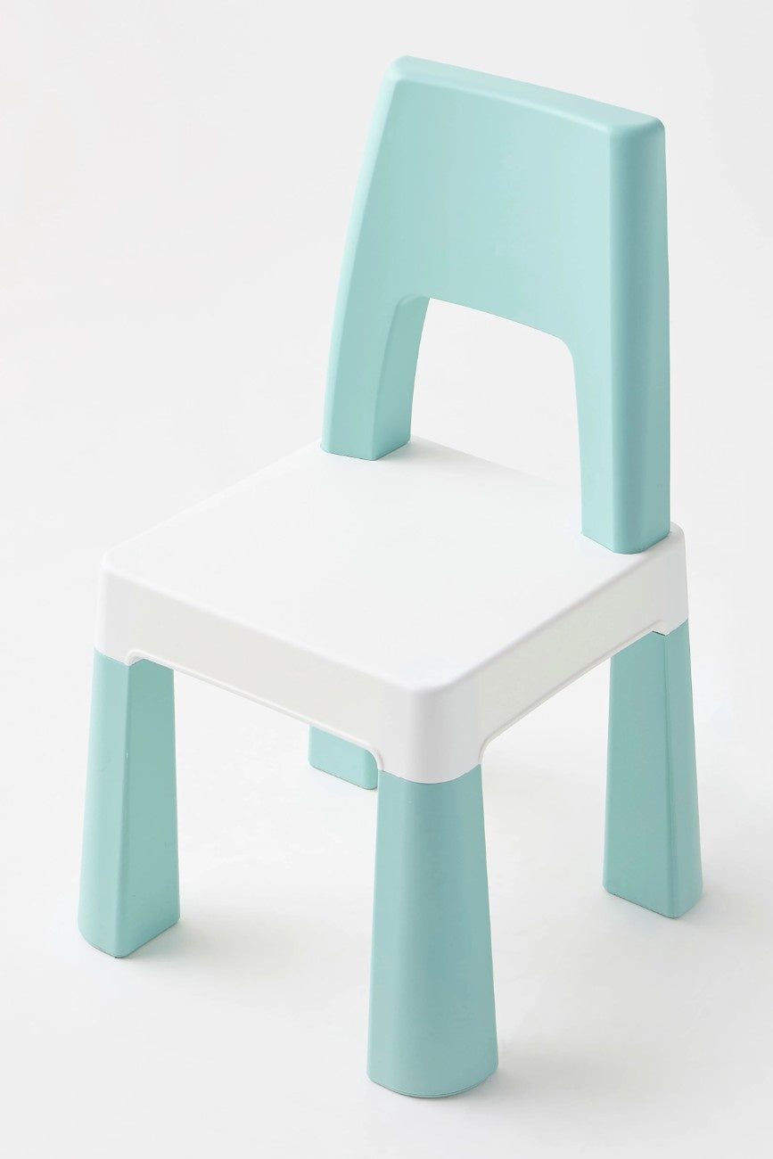 OPlus Learning Chair for Kids - Pastel Blue and white