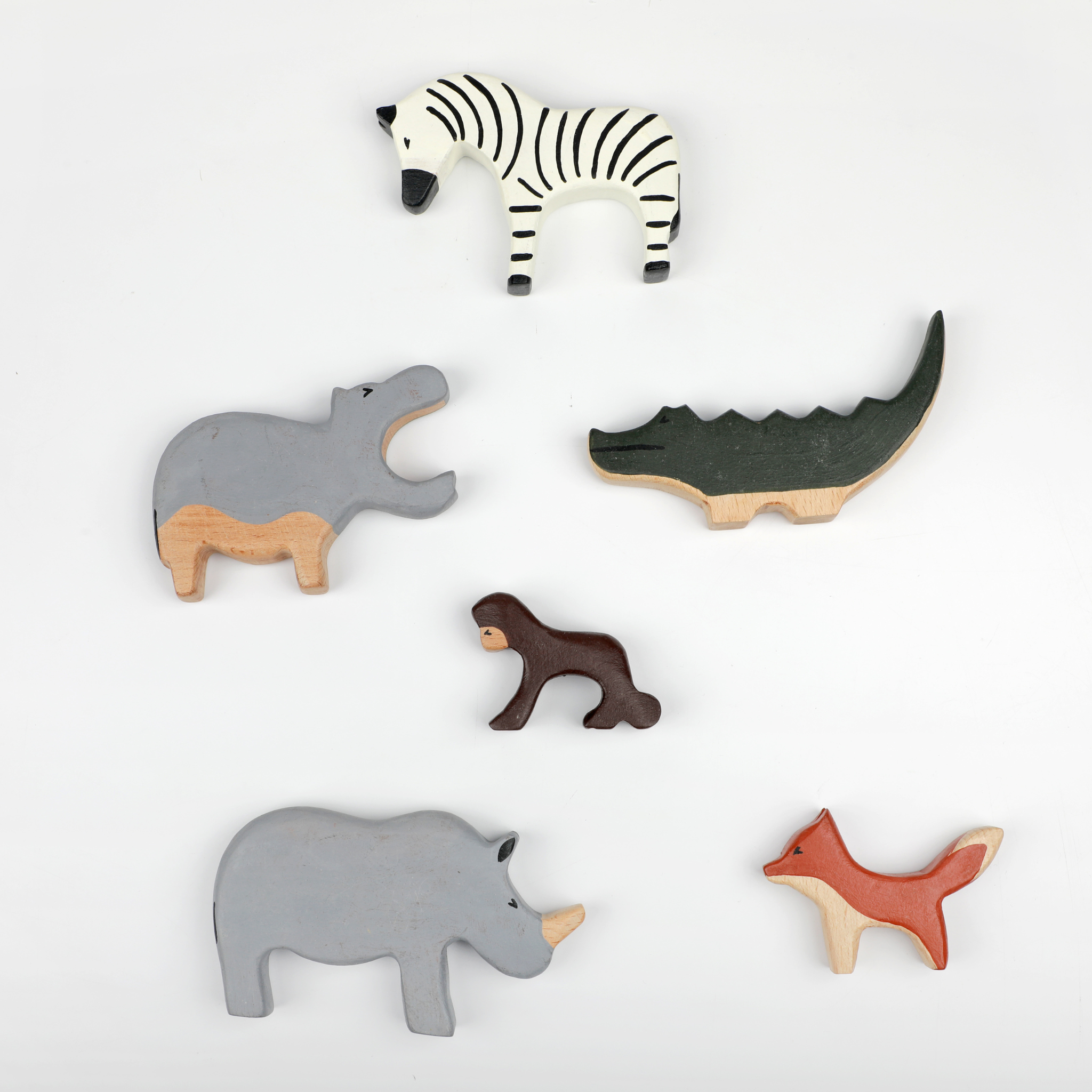 Birch & Bug Wild Animals Set of 6 Combo 2