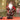 12 inches Dark Maroon & Grey Santa Christmas Home & Table Décor - Christmas