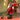 12 inches Dark Maroon & Grey Santa Christmas Home & Table Décor - Christmas