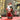 12 inches Red Checks Santa , Christmas Home and Table Décor - 12 inch Christmas