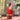 12 inches Red Checks Santa , Christmas Home and Table Décor - 12 inch Christmas