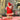 12 inches Red tweed Robe Santa , Christmas Home and Table Décor - 12 inch Christmas