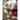 12 inches Red & White Snowflakes Santa , Christmas Home and Table Décor - 12 inch Christmas