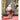 12 inches Red & White Snowflakes Santa , Christmas Home and Table Décor - 12 inch Christmas