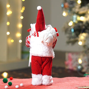 12 inches Winter Ready Santa , Christmas Home and Table Décor - 12 inch Christmas