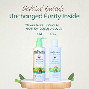 Indimums Reetha, Shikakai & Flaxseed Oil Shampoo for Newborn | 200 ML - The Mom Store