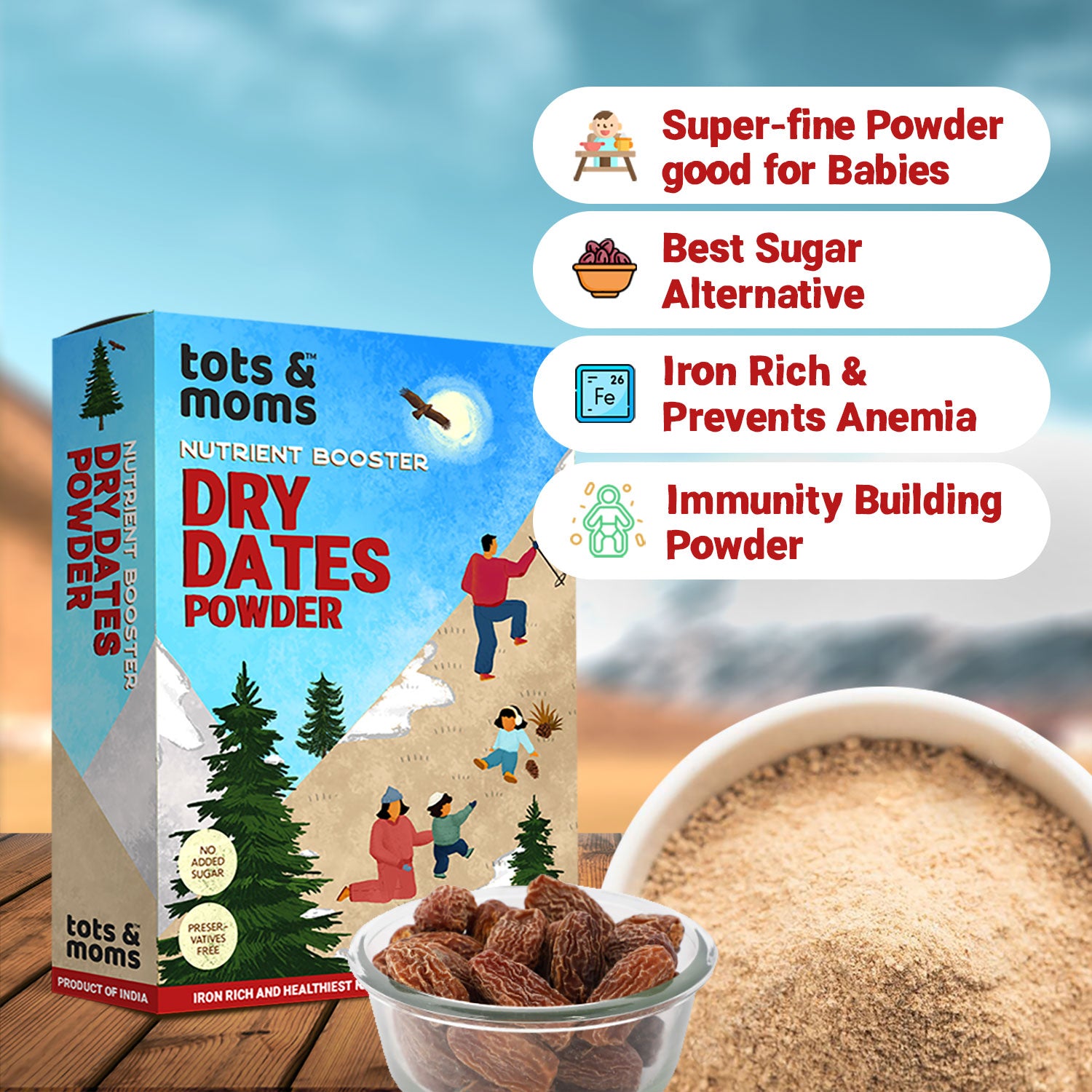 Tots & Moms Weight Gaining Foods Combo - Pack of 4