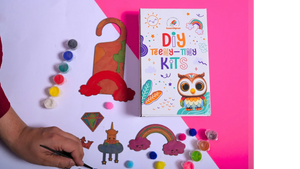 Teeny Tiny DIY Unicorn Name Plate Kit & Door Knob Craft Kit - ilearnngrow Learning Solutions Pvt Ltd