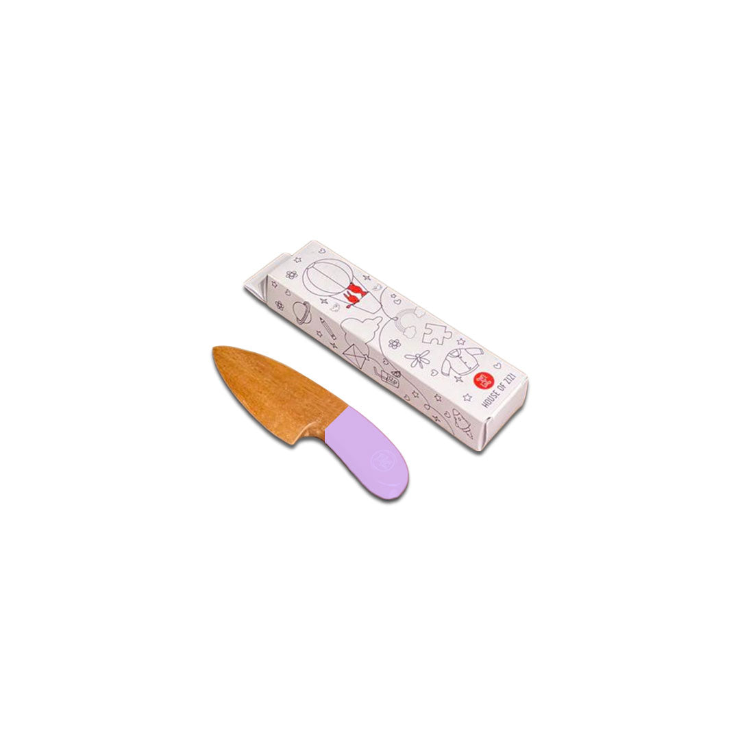 House of Zizi - Mini Montessori Knife - Toddler special | Child Friendly Kitchen Knife | 1 Year - 4 Years | Montessori Practical Life Skills