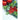 15 inches Checkered Bow Cotton buds and bushy Florals artificial christmas Wreath & Christmas door Décor - Christmas