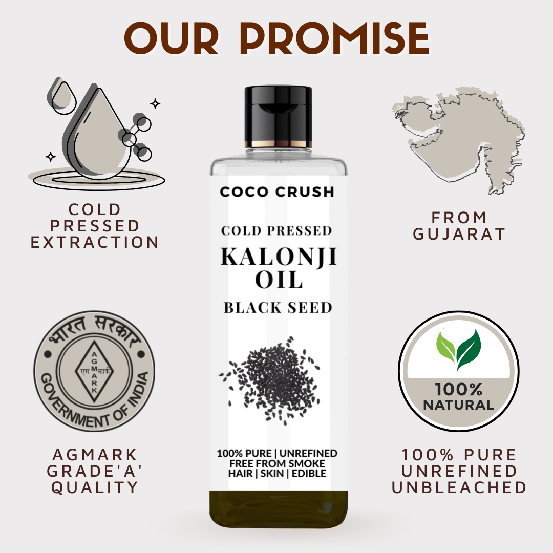 Coco Crush Cold-Pressed Kalonji Black Seed Oil