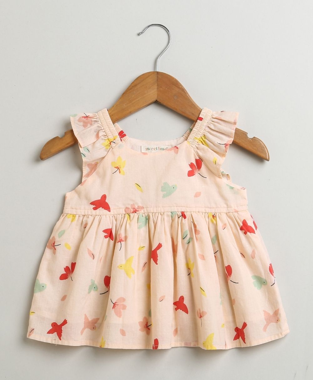 Sweetlime By AS Bird Print Top and Bloomer Co-ord Set.