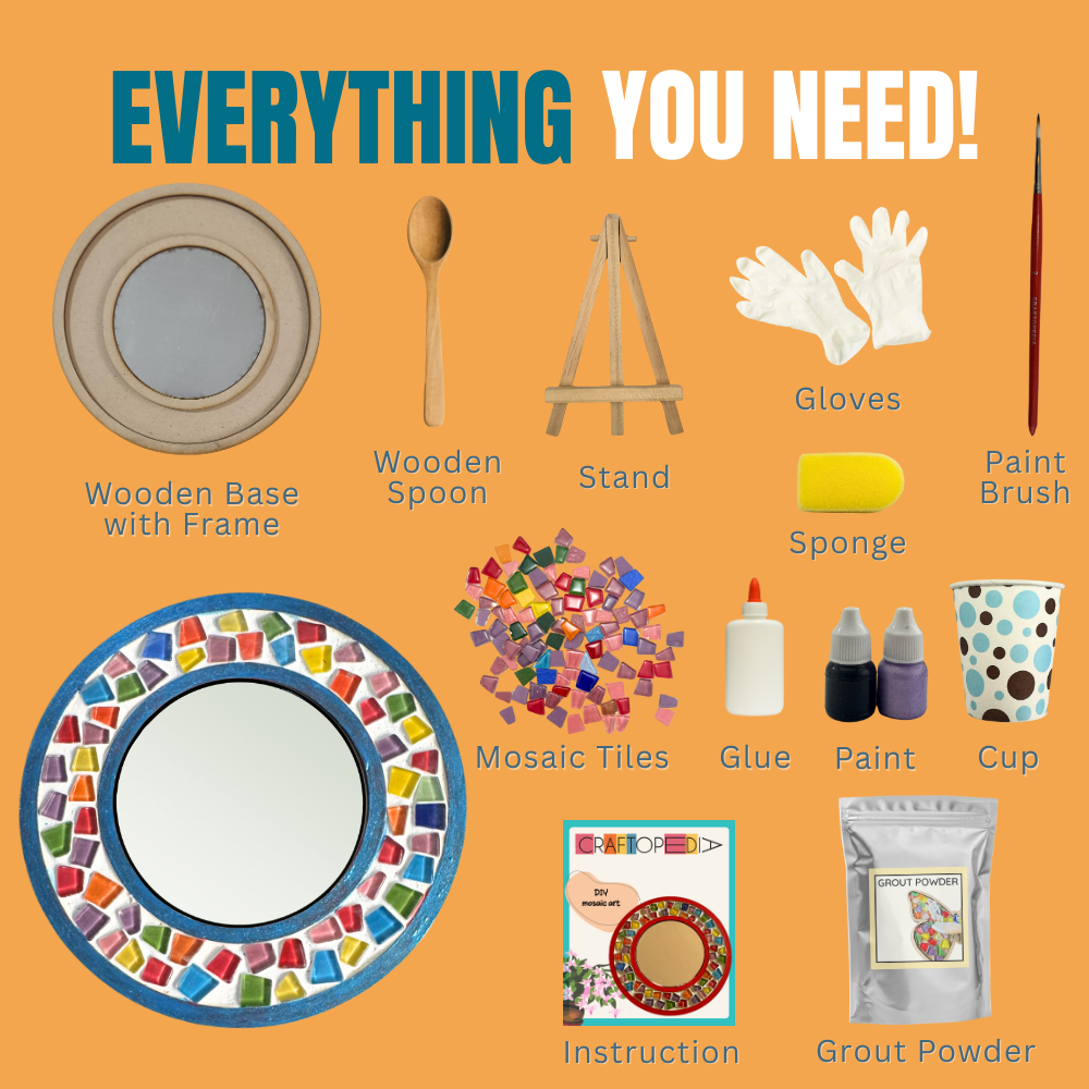 Craftopedia DIY Mosaic Art Kit - Mirror