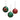 16 pcs Box Set, Christmas Ball Ornaments XMas Tree Hanging Decorations, Red, Green & Gold christmas Balls. - Christmas