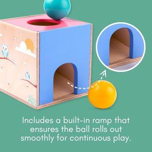 Cots and Cuddles Wooden 5 in 1 Activity Cube for Kids - The Mom Store