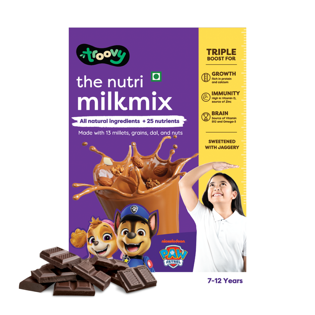 Troovy The Nutri Milk Mix Chocolate (7-12 yrs)