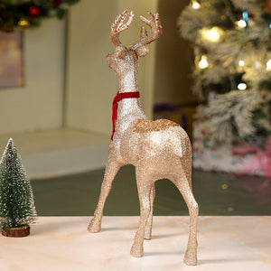 18 inches Big Bronze sequence Reindeer Christmas Décor and Decoration - Christmas