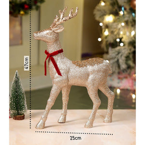 18 inches Big Bronze sequence Reindeer Christmas Décor and Decoration - Christmas