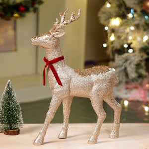 18 inches Big Bronze sequence Reindeer Christmas Décor and Decoration - Christmas
