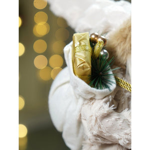 18 inches Gold King Santa , Christmas Home and Table Décor - 18 inch Christmas